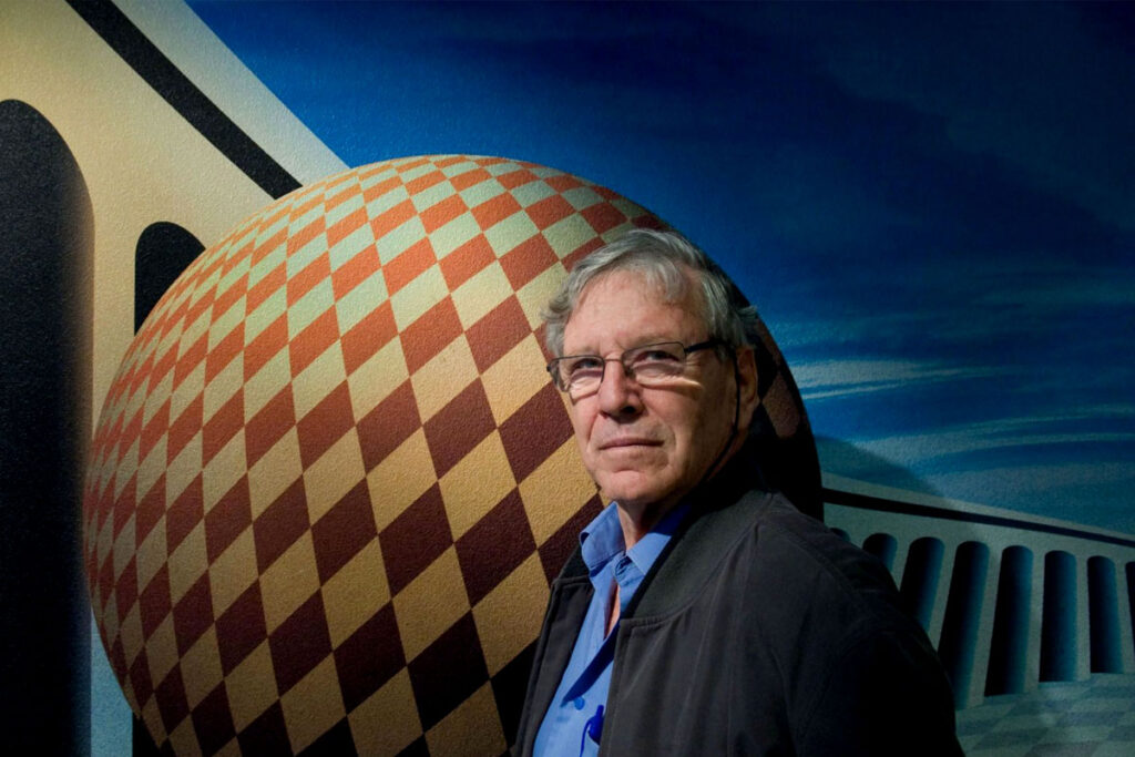 Retrato de Amos Oz. Fotografía: Kollányi Péter.