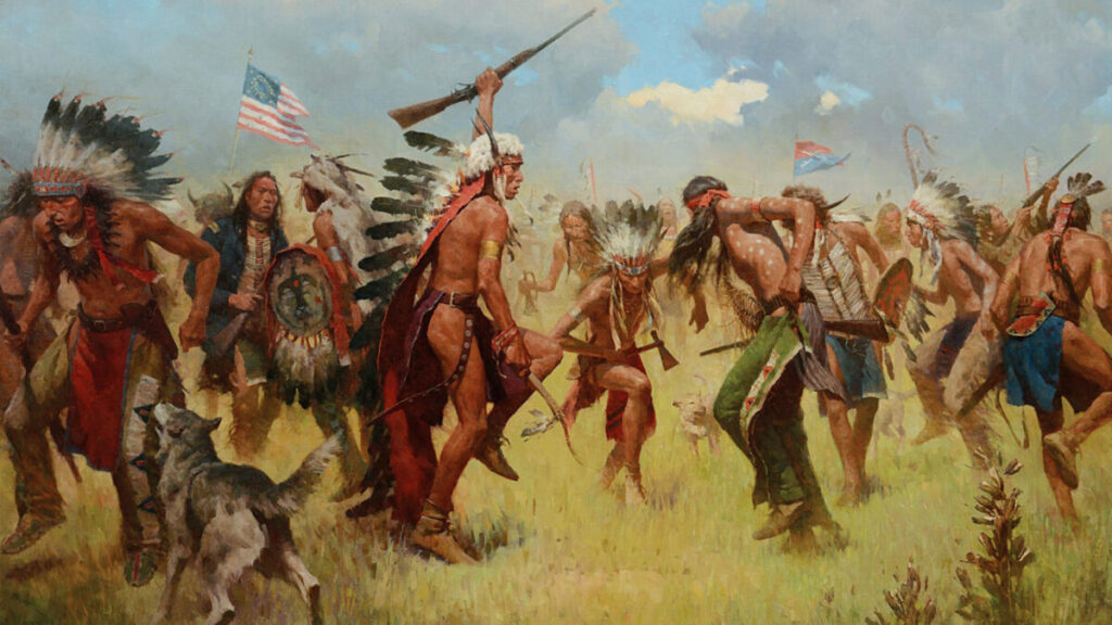 Z. S. Liang, “Danza de la victoria en Little Bighorn” (2017).