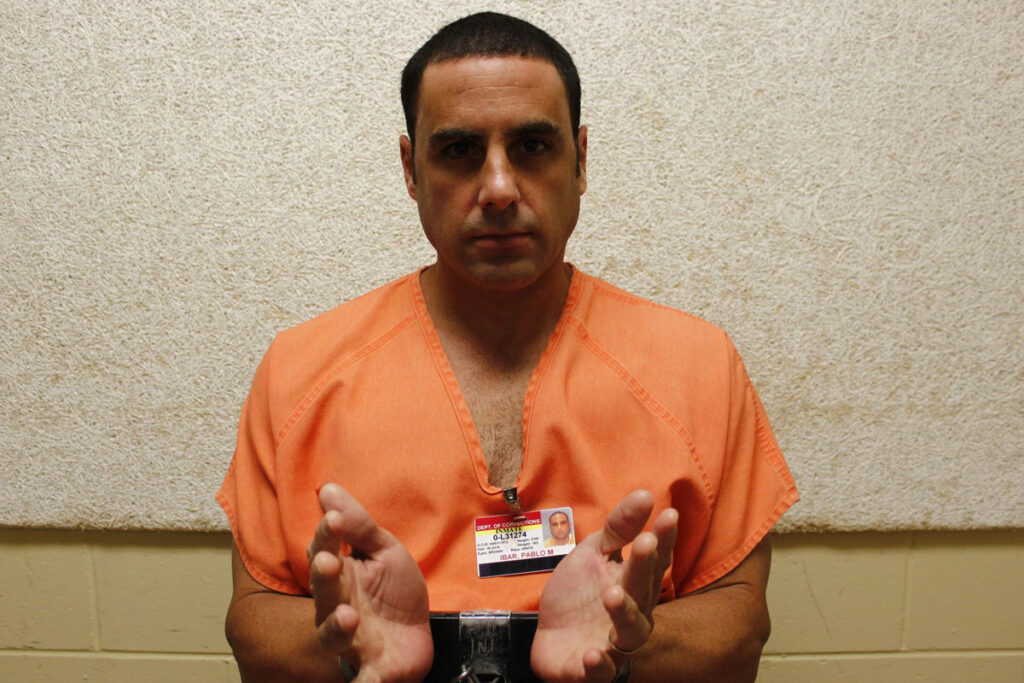 Pablo Ibar en la Prisión Estatal de Florida, Estados Unidos. Fotografía de archivo.