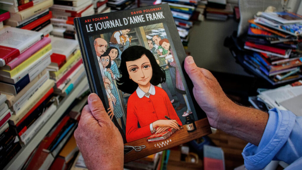 Portada de la excelente adaptación gráfica de “El diario de Ana Frank”. Fotografía de archivo.
