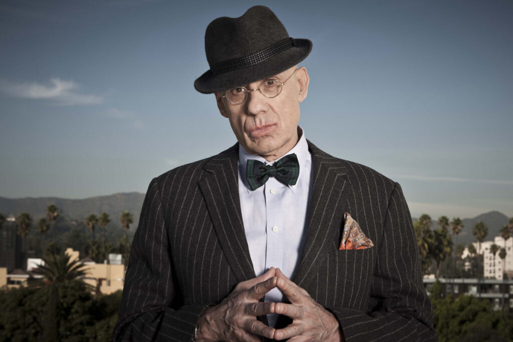 Retrato del novelista californiano James Ellroy. Fotografía: David Johnson.