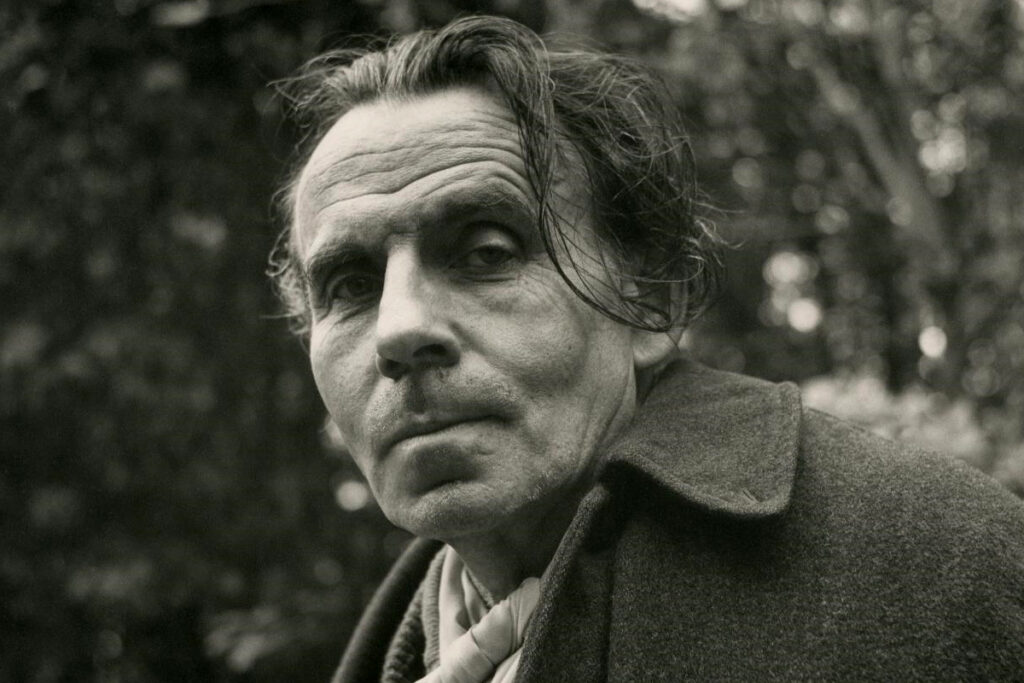 Retrato del escritor francés Louis-Ferdinand Céline. Fotografía: Izis Bidermanas.