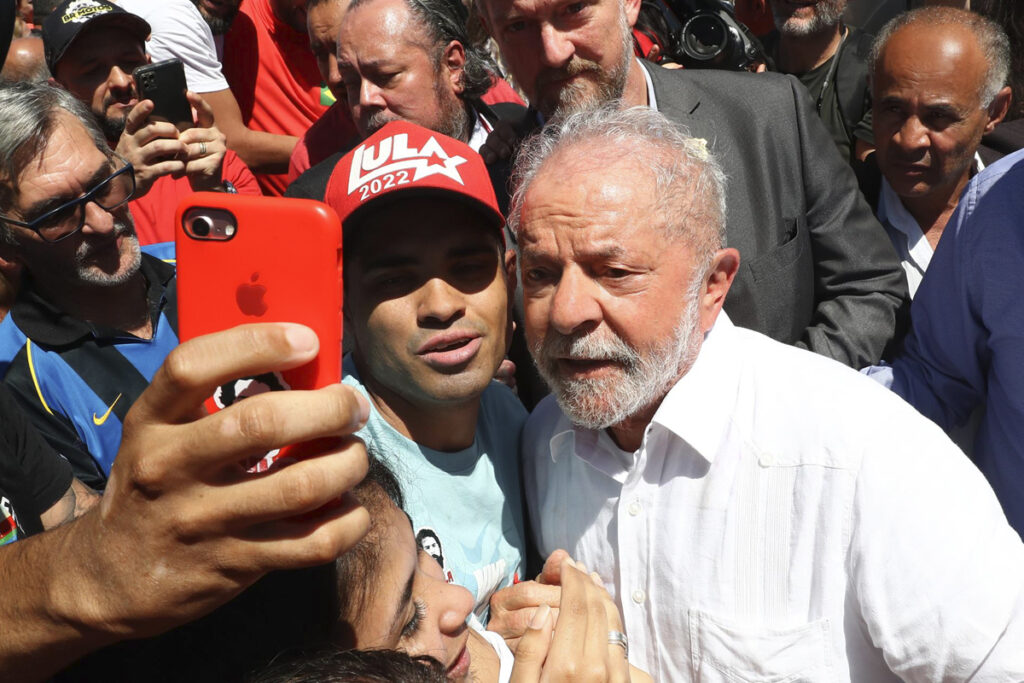 Lula da Silva, el líder izquierdista resurge como presidente de Brasil. Fotografía: Sebastião Moreira.